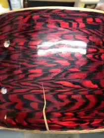 Rogers Powertone Red Onyx Pearl Wrap