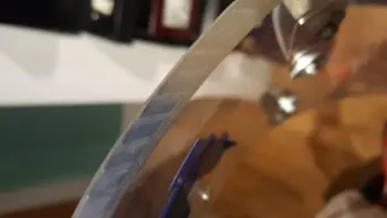 1976 Vistalite bearing edges and tom depth question