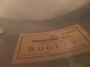 Rogers Powertone Snare - Red Onyx