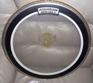 Removing Adhesive from Bass Drum Head