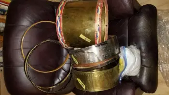 Old metal shells