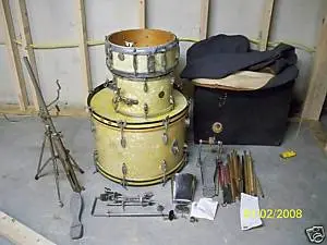 1953 gretsch broadkaster 3 piece set
