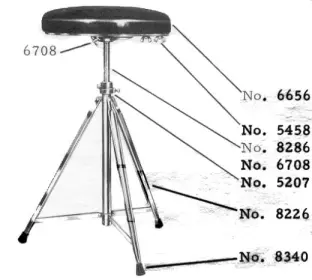 Rogers #4200 Throne Parts