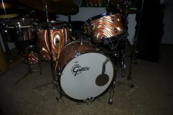 Sunset Satin Flame player's drums