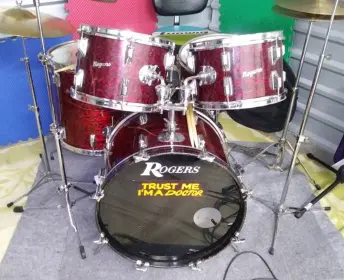 Rogers Red Onyx Drums
