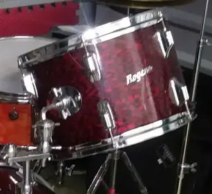 Rogers Red Onyx Drums