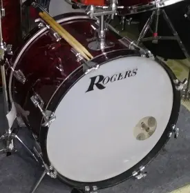 Rogers Red Onyx Drums