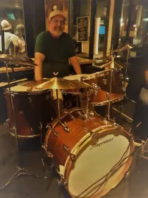 Slingerland 80 N Buddy Rich kit in Mahogany FS