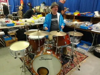 Slingerland 80 N Buddy Rich kit in Mahogany FS