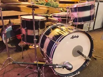 Latest Addition: 1962 Pre Serial Ludwig Combo/Club Date in Blue/Silver Duco CLEAN!!