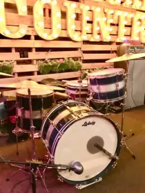 Latest Addition: 1962 Pre Serial Ludwig Combo/Club Date in Blue/Silver Duco CLEAN!!