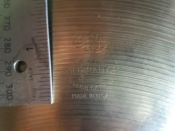 1950s Zildjian 14&quot; Small Stamp (SSA) high hats