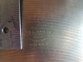 1950s Zildjian 14&quot; Small Stamp (SSA) high hats
