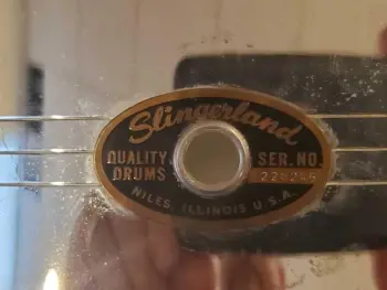 1972 Slingerland 5&quot; x 14&quot; Sound King snare drum