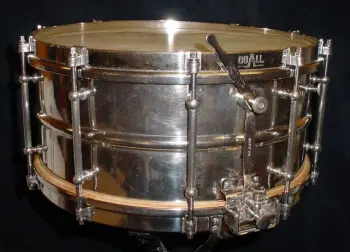 1932-34 SLINGERLAND 6.5 x 14 ALL METAL NOB RADIO MODEL DUALL