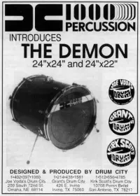 DC1000 Drums (Remo?)