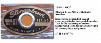 Slingerland repro badge fail