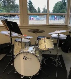 Vintage Cymbal Stand Innovation...
