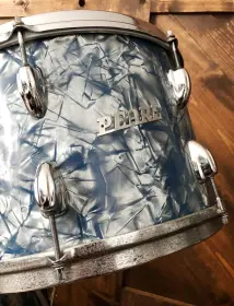 FOR SALE: Vintage 1960s Pearl 13/16/20 Drum Set in Light Blue Pearl