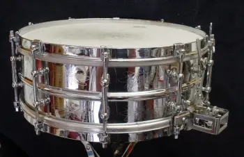 [B]1930- LUDWIG &amp; LUDWIG 5 x 14 CHROME/ENGRAVED SUPER-SENSITIVE MODEL  [/B]