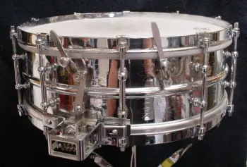 [B]1930- LUDWIG &amp; LUDWIG 5 x 14 CHROME/ENGRAVED SUPER-SENSITIVE MODEL  [/B]