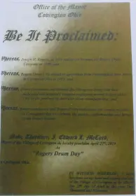 Rogers day! as per the Mayor of Covington, OH