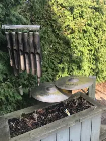 Leftover drums and cymbals to good use