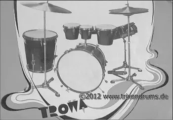 unusual Trowa drum kit