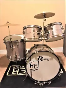 1966 Rogers Silver Sparkle Drums