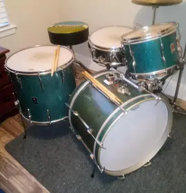 Premier Aqua Sparkle Drums