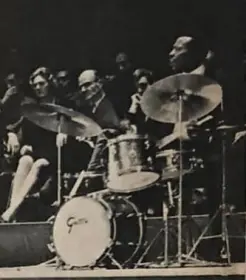 elvin gretsch, first 16 bass drum in history?