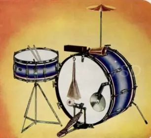 WTB - old style clip on bass drum muffler