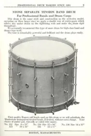 George B. Stone Separate Tension Band Drum