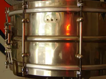 Late 20's Early 30's Ludwig 6 1/2 X 14 Nob Snare Drum