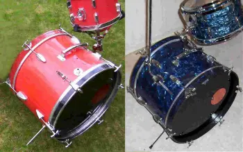 Restoring a unidentified 60 s drumkit.