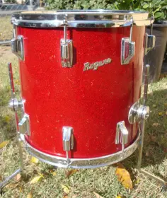 Rogers Holiday Red Sparkle 14&quot; Floor Tom