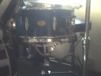 my pearl set with a radio king snare