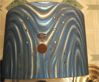 Slingerland Blue Satin Flame Wrap (pieces?)