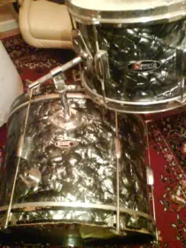 pearl oval badge 50´s drum set