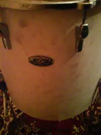 pearl oval badge 50´s drum set