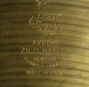 1960s Zildjian Stamp/Front/Back