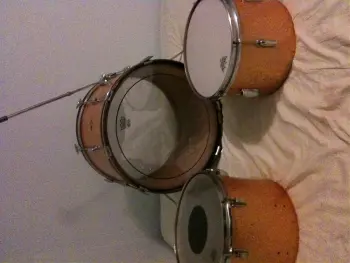 1965 gold sparkle Slingerland project kit
