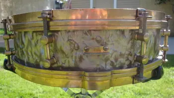 John Grey &amp; Sons Milwaukee 4x13 Wrap over Brass snare