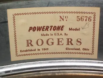 Early 70s Rogers Blue Onyx