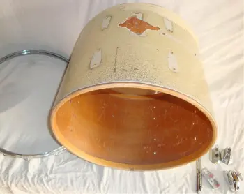 Slingerland 18' Bass Drum Hoops Question