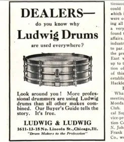 In Lieu Of The 1920 Thru 1922 Ludwig Catalogues