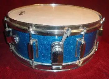 Maxwin (pearl) Blue Sparkle Snare Drum In Exc Cond!
