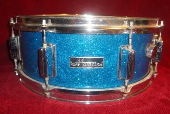 Maxwin (pearl) Blue Sparkle Snare Drum In Exc Cond!