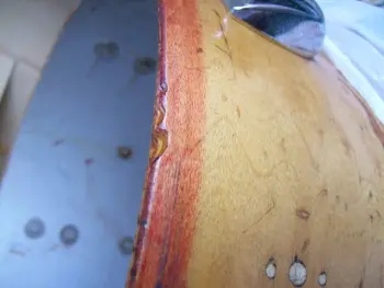Gretsch shell with big cracks