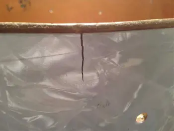 Crack in WMP wrap &amp; T Rod Questions
